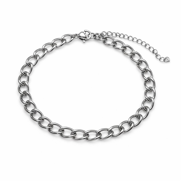Venus and Vulcan Jewelry - 5mm | Silver | Cuban Chain Bracelet